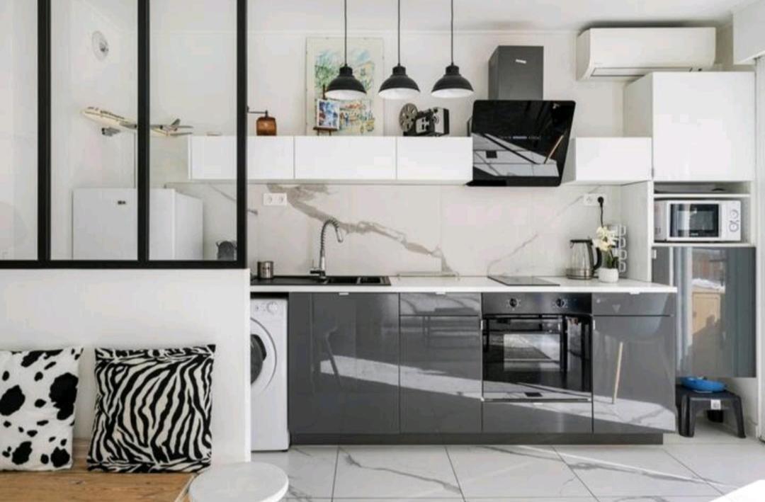 Design Loft Studio Climatise Parking Et Piscine Vallauris Luaran gambar